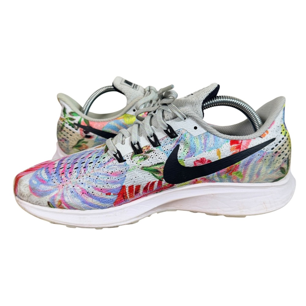 Nike Air Zoom Pegasus 35 Running Shoes White Floral AV3520-001 Womens 10 - Picture 2 of 9